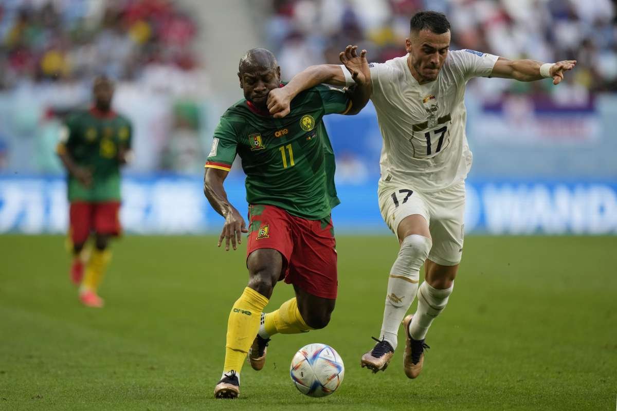 FIFA World Cup: कैमरून ने पिछड़ने के बाद अबुबाकर के गोल से सर्बिया को 3-3 से ड्रॉ पर रोका